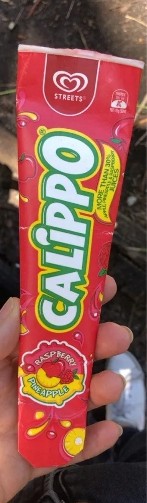 Calippo raspberry pineapple
