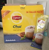 Chai flavour tea latte