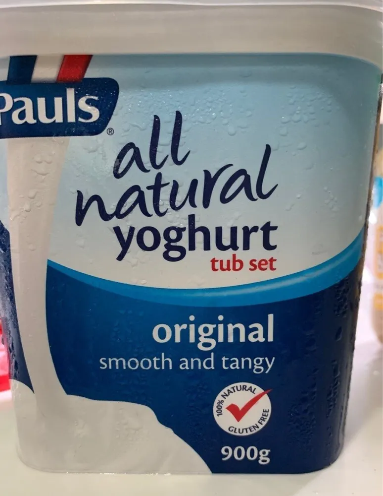 Paul's all natural yoghurt original