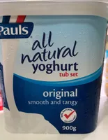 Paul's all natural yoghurt original