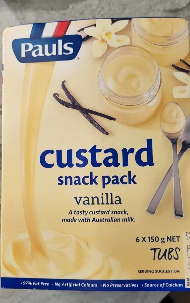 creamy custard vanilla