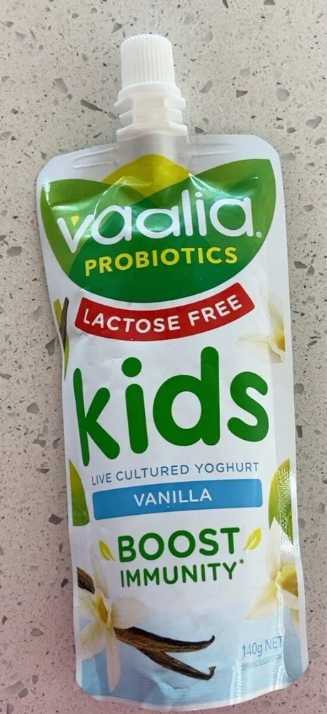 kids probiotics vanilla flavoured live cultured yoghurt