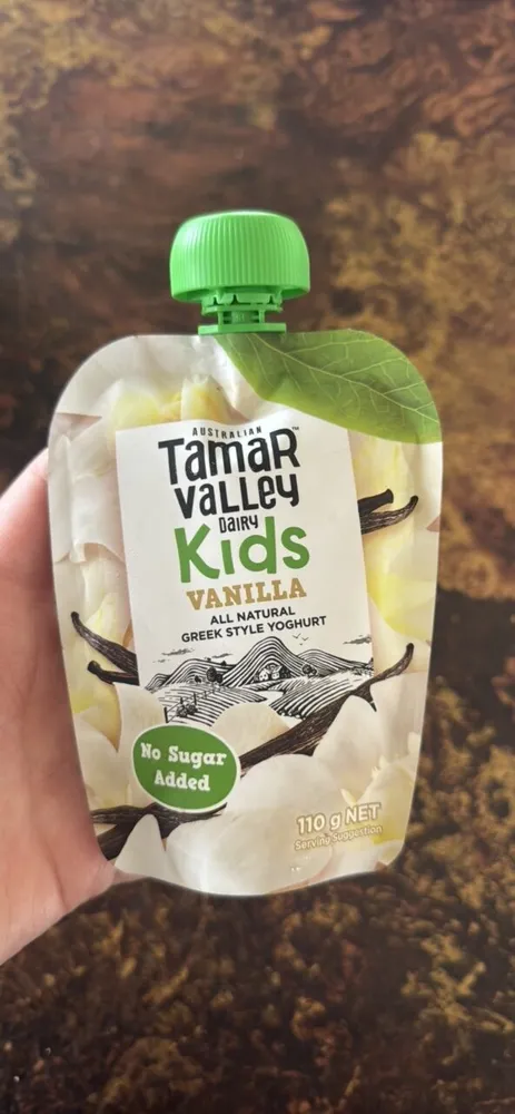 Kids Greek Yoghurt Pouch Vanilla