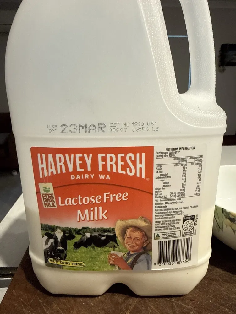 Lactose Free Milk