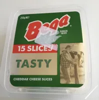 Tranches de fromages cheddar