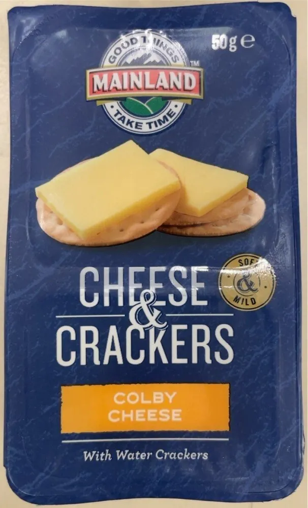 Cheese & Crackers Colby Cheese