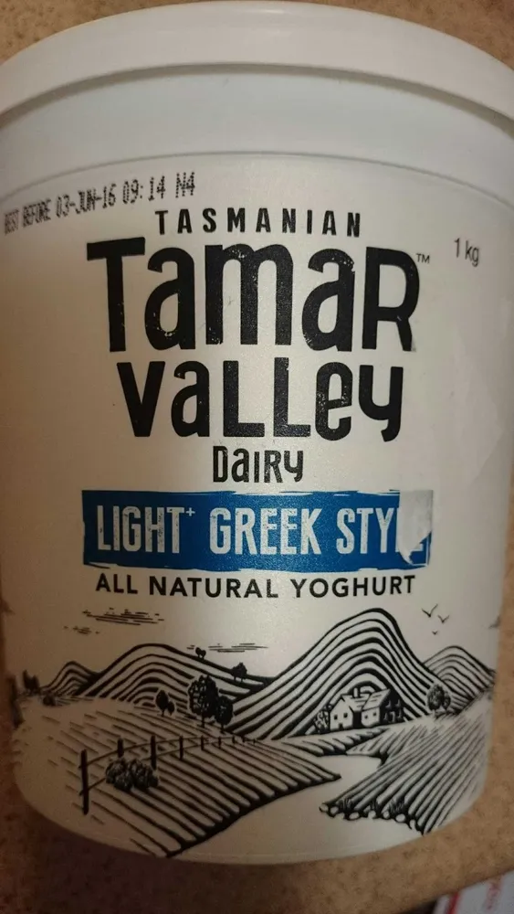 Light Greek Style All Natural Yoghurt