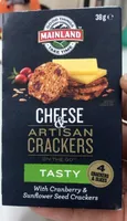 CHEESE & ARTISAN CRACKERS CRANBERRY & SUNFLOWER SEED