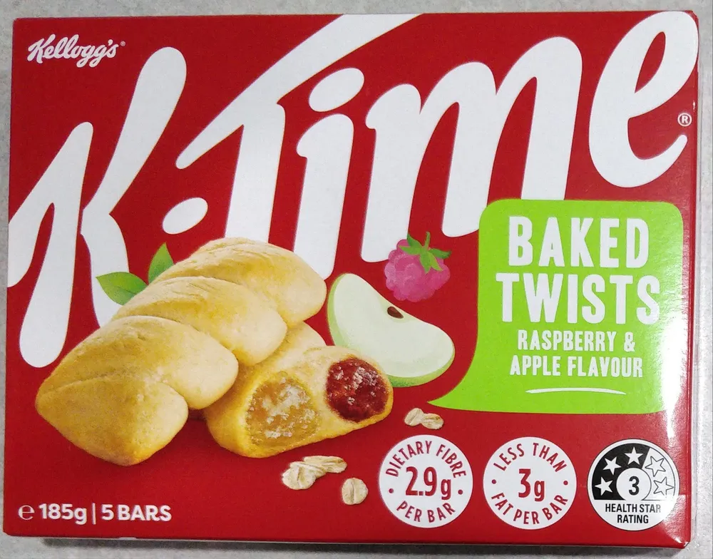 Baked Twists Raspberry & Apple Flavour