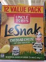 LeSnak Cheddar Cheese Dip & Crackers