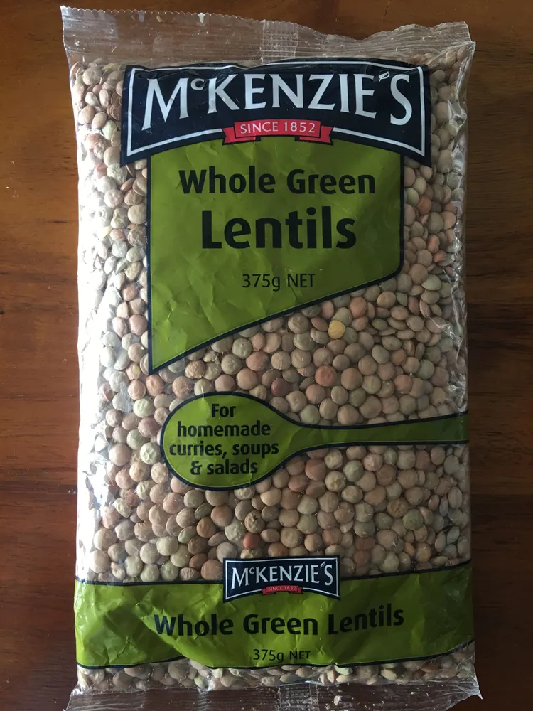 Whole Green Lentils
