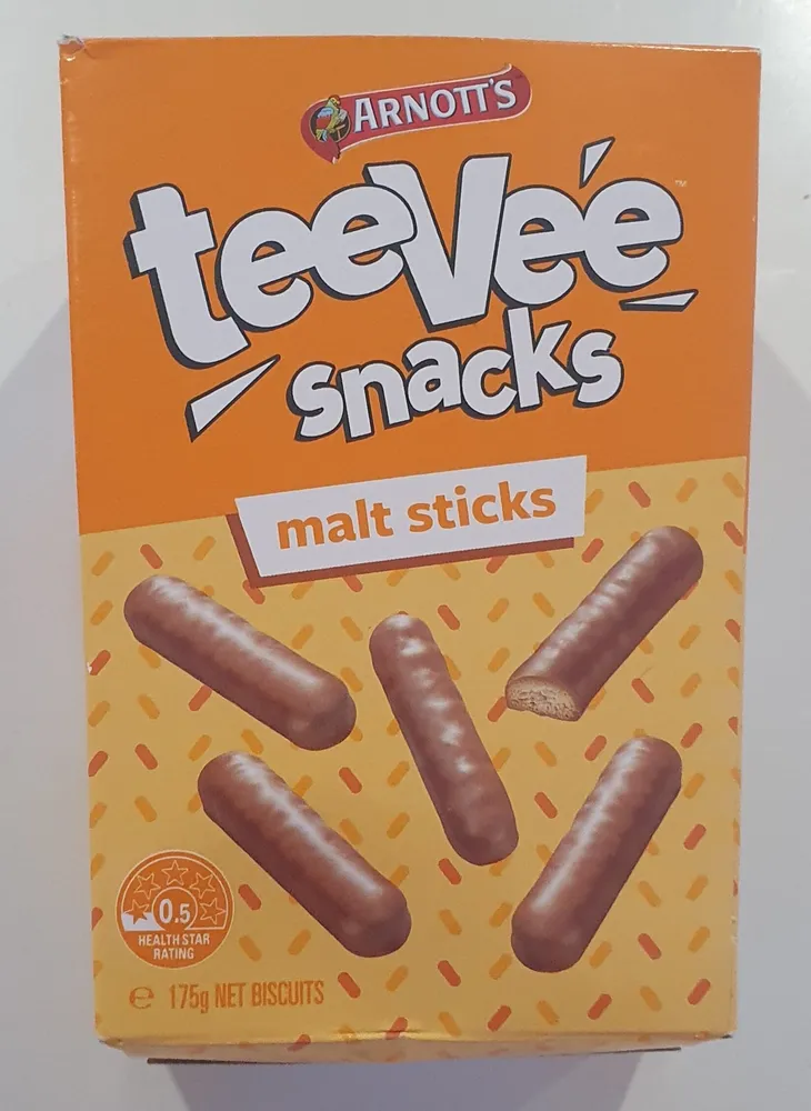 Biscuits Chocolate Teevee Malt Sticks