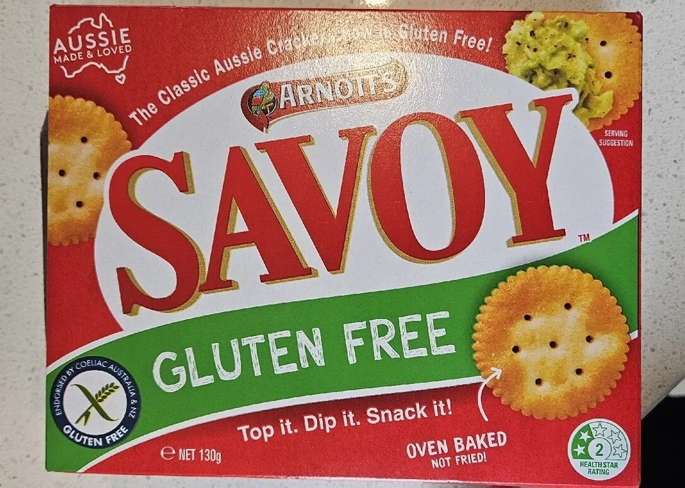 Savoy Gluten Free Crackers