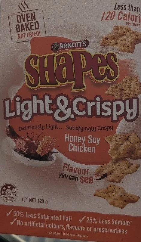 Shapes Light & Crispy Honey Soy Chicken