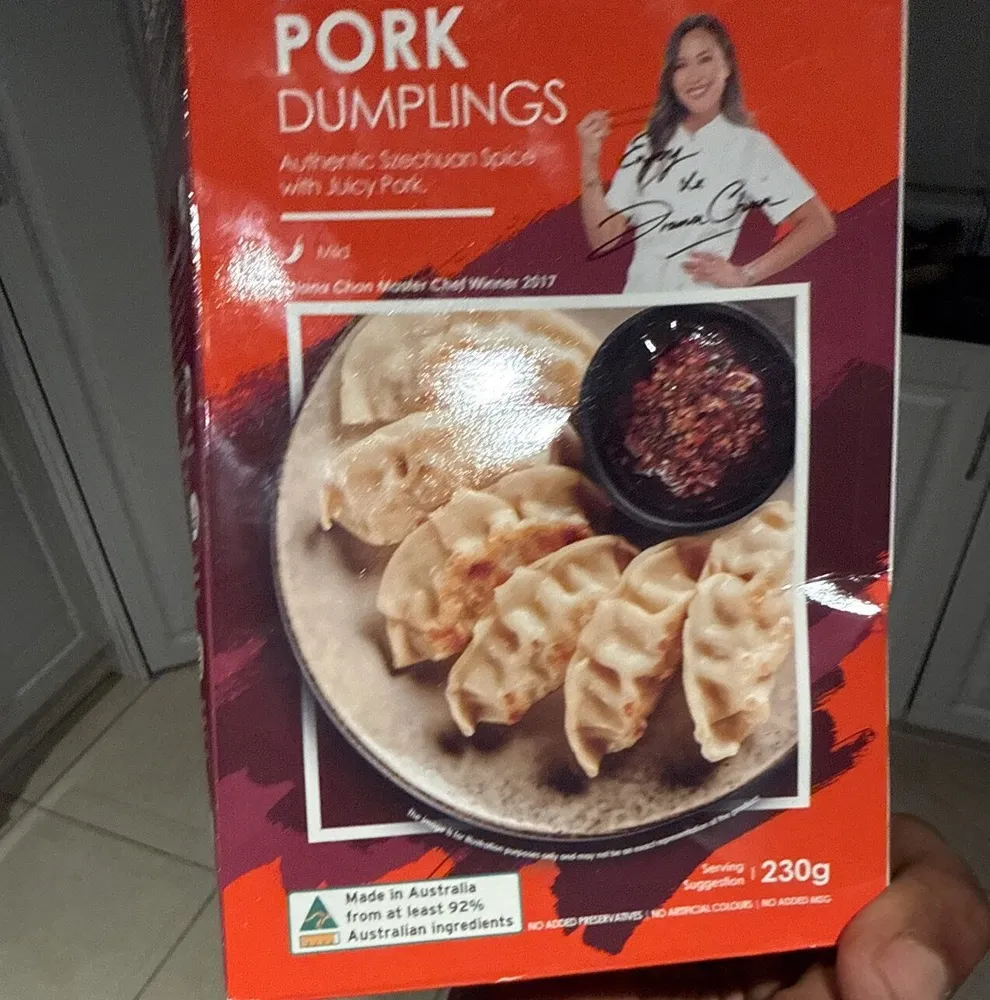 Szechuan Pork Dumplings