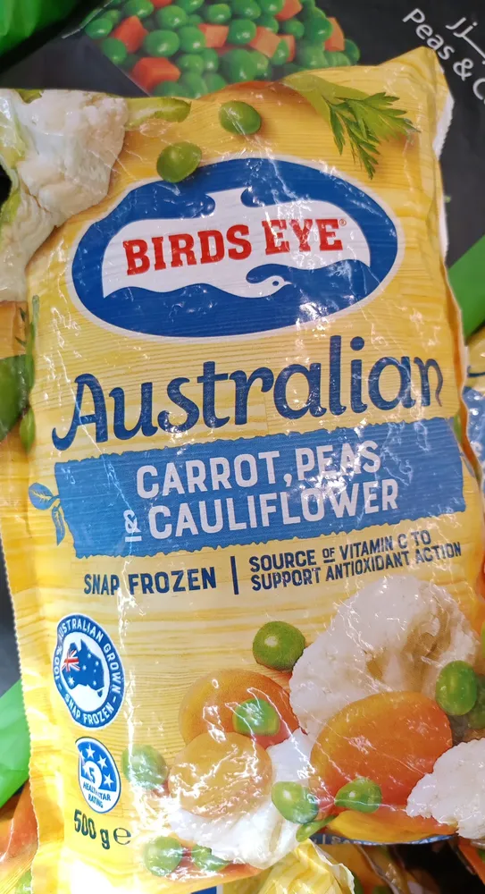 Australian CARROT,PEAS CAULIFLOWER