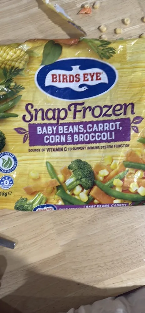 Snap Frozen Baby Beans, Carrot, Corn & Broccoli
