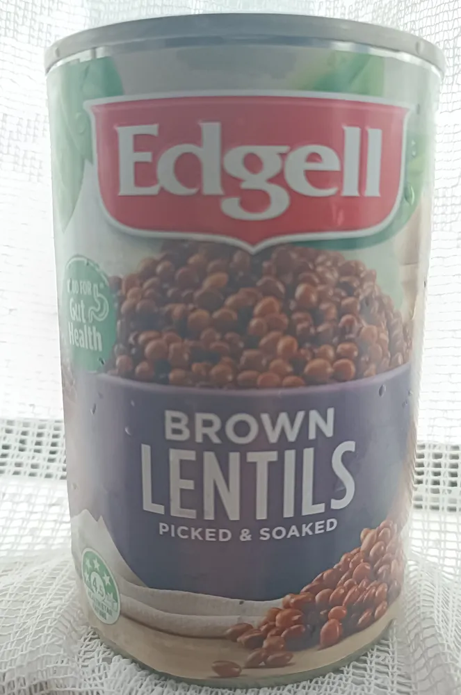 Brown Lentils Picked & Soaked