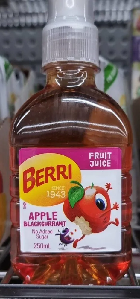 Apple blackcurrant fruit juice