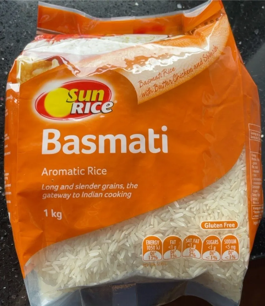 Sunrice Basmati rice 1kg