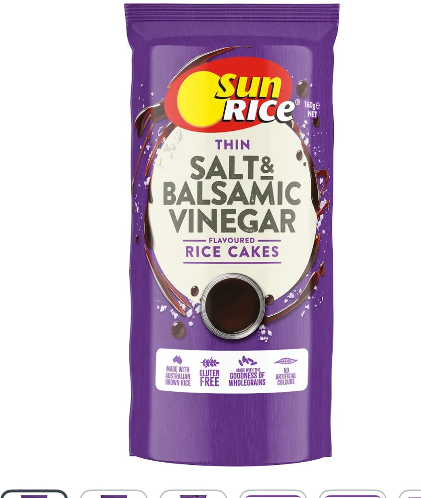 Thin Salt & Balsamic Vinegar Flavoured Rice Cakes