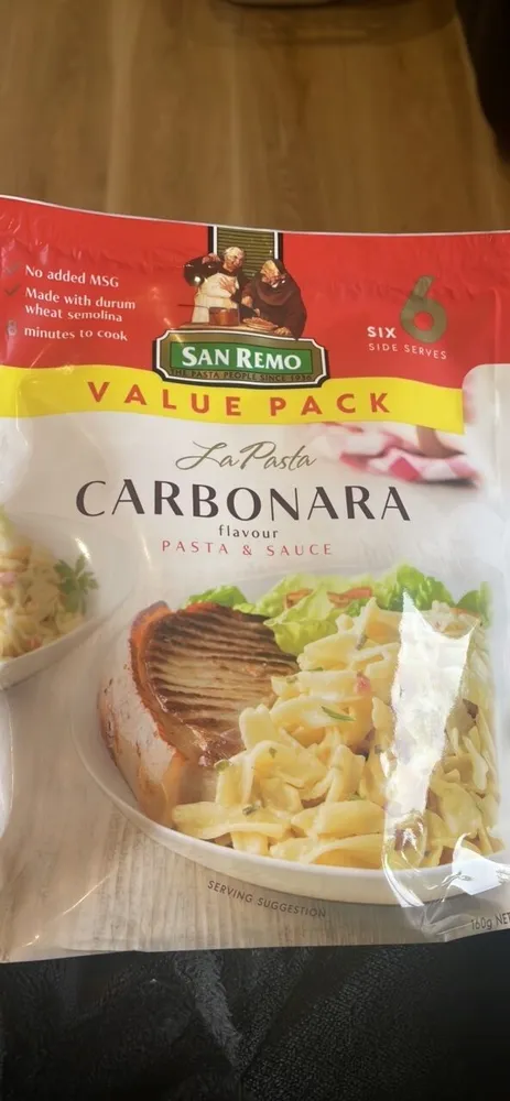 La Pasta Carbonara flavour Pasta & Sauce