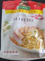 Alfredo pasta and sauce