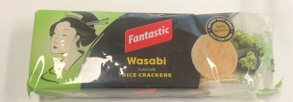 Wasabi Flavoured Rice Crackers