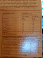 Gluten free Lasagna Sheets