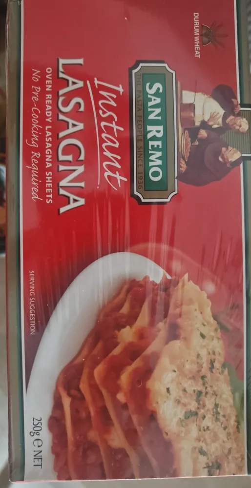 Instant Lasagna