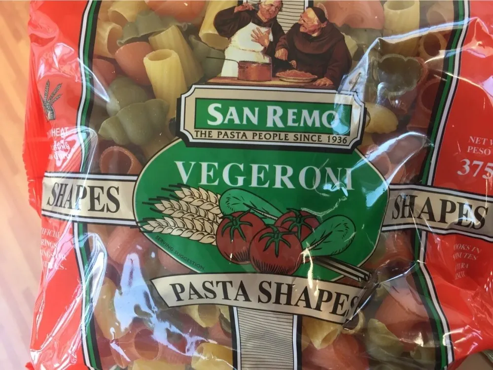 Vegeroni Pasta Shapes