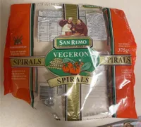 San remo Vegeroni Spirals 375g