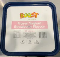 Boost frozen strawberry yoghurt