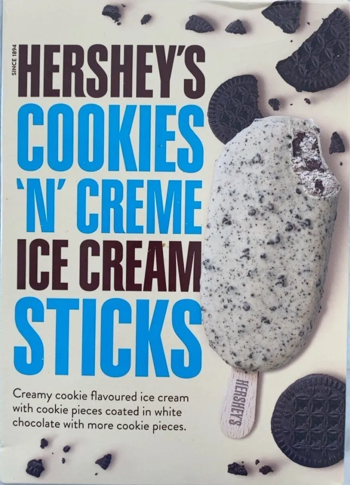 Cookies 'N' Creme Ice Cream Sticks