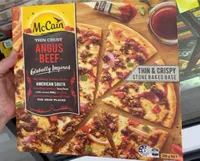 Thin crust pizza
