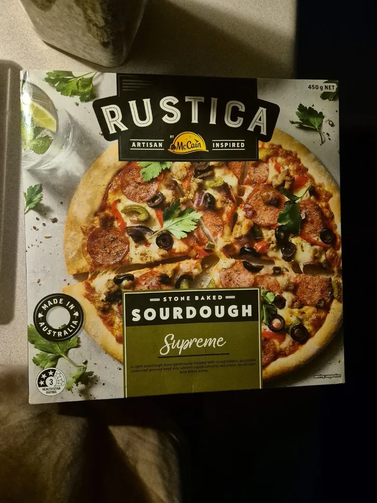 Sourdough Supreme Pizza