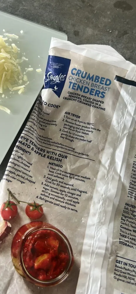 Crumbed Chicken Breast Tenders