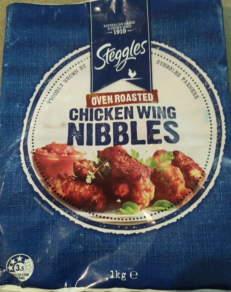 Oven Roasted Chicken Wing Nibbles