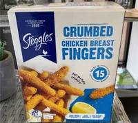 Steggles Crumbed Chicken Breast Fingers (400g)