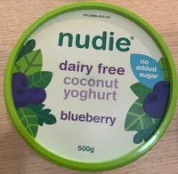 Nudie Dairy Free Coconut Yoghurt Blueberry