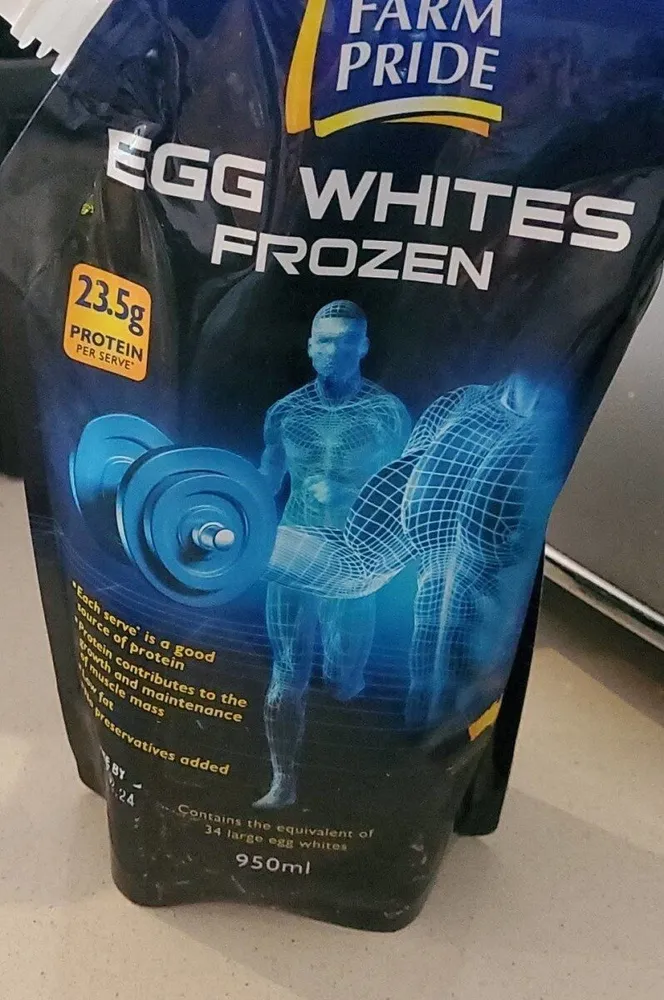 Egg whites frozen