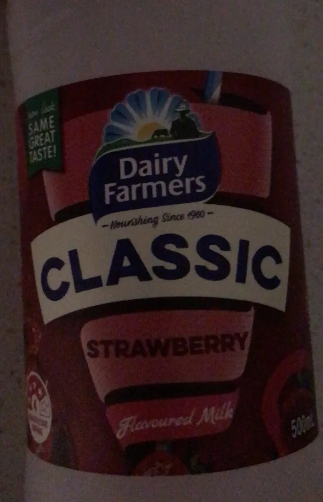 Classic Strawberry Flavoured Milk