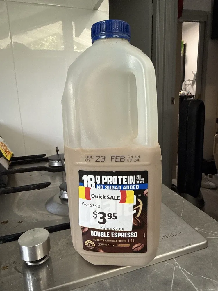 Double Espresso High Protein No Sugar Added 2L