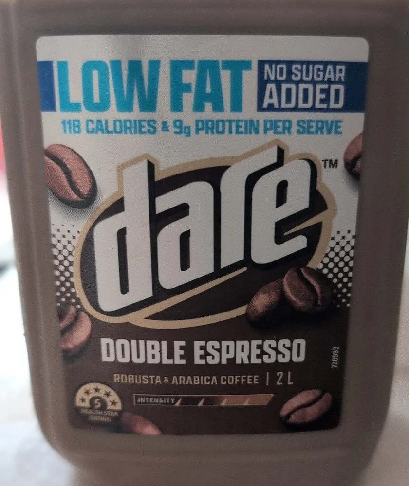 Low Fat, No Added Sugar Double Espresso