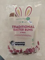 COMM CO EASTER BUNS FRUIT 6PK