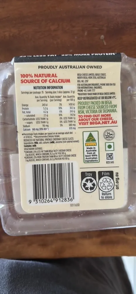 NATURAL CHEESE SLICES