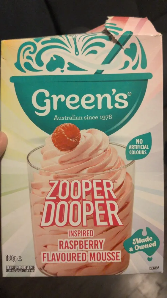 Zooper Dooper Inspired Raspberry Flavoured Mouse