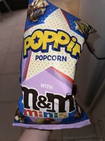 POPPIN POPCORN WITH m&m's minis