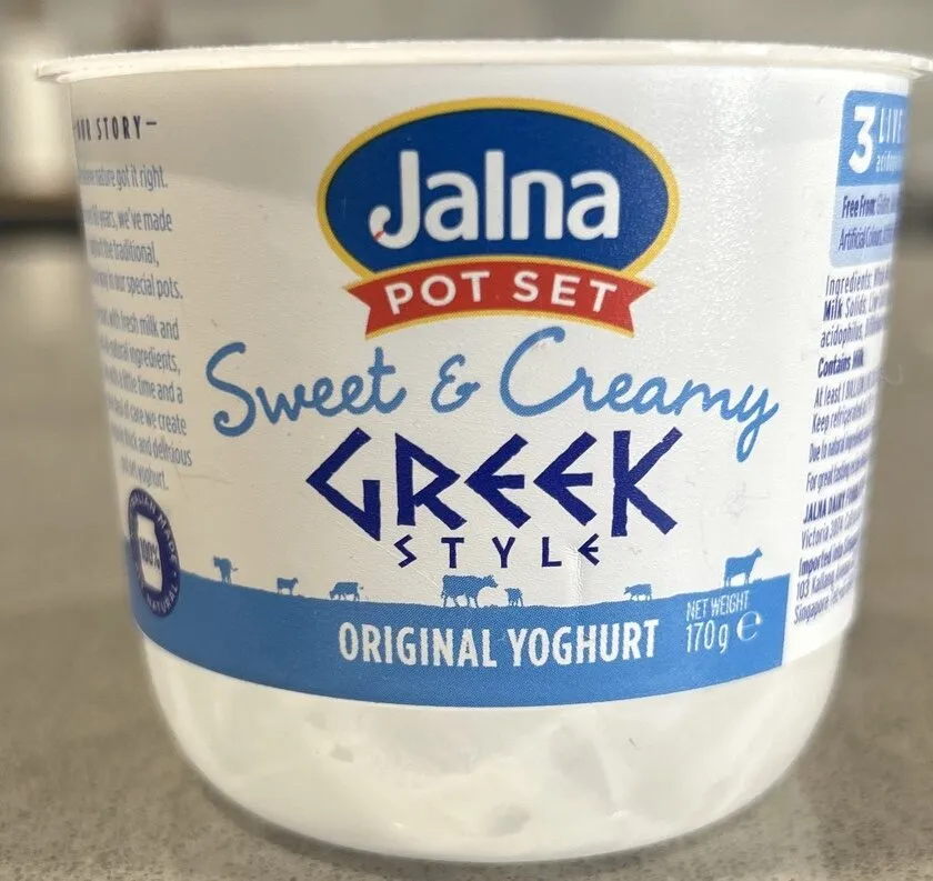 Sweet & Creamy Greek Style Original Yoghurt