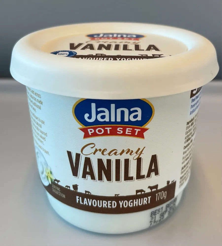 Creamy Vanilla Yoghurt